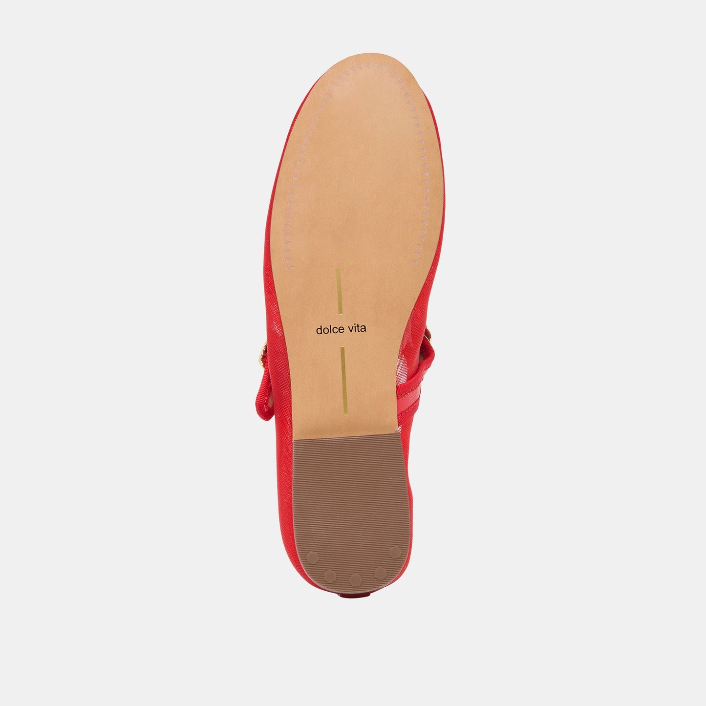 RELAN MESH BALLET FLATS CHILI MESH
