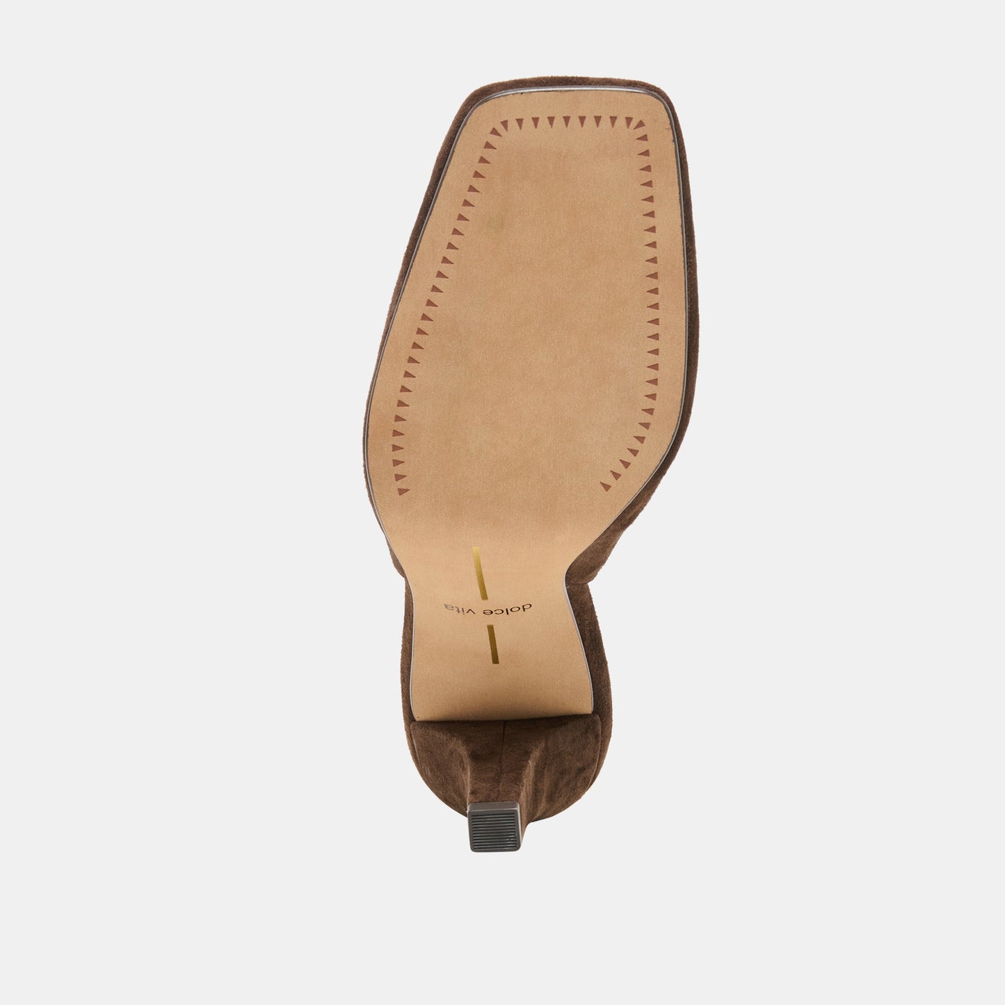 GESSIA HEELS DK BROWN SUEDE