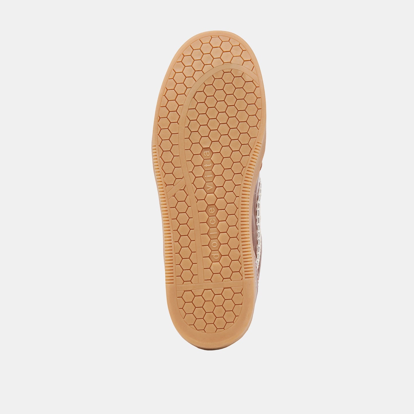 NOTICE STITCH SNEAKERS COGNAC CROCO EMBOSSED LEATHER