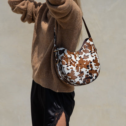 BREE SHOULDER BAG COCOA CALF HAIR