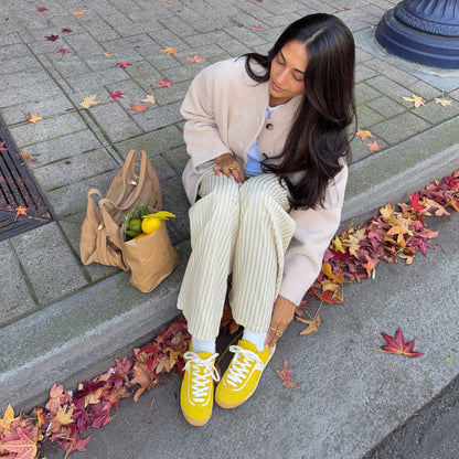 SARIYA SNEAKERS YELLOW NYLON