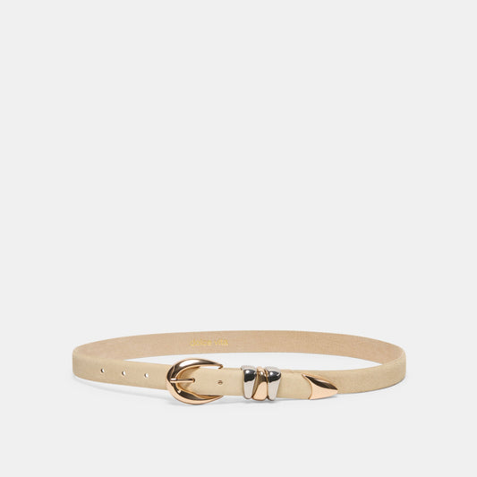 MIXED METAL BUCKLE BELT SAND