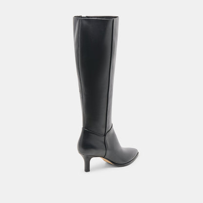 ALDY BOOTS BLACK LEATHER