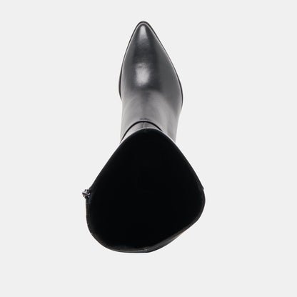 ALDY BOOTS BLACK LEATHER