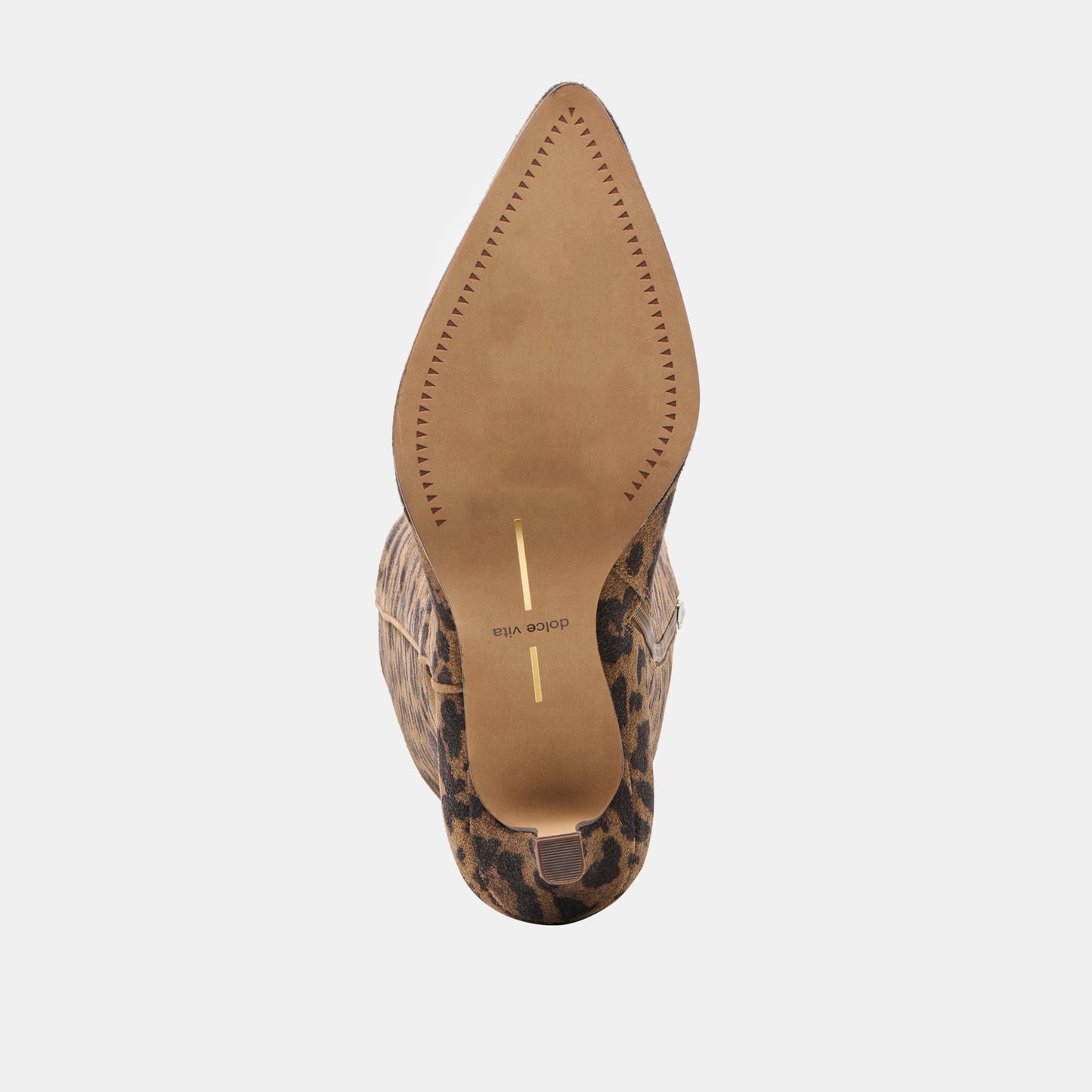 ALDY WIDE CALF BOOTS BROWN LEOPARD PRINTED SUEDE