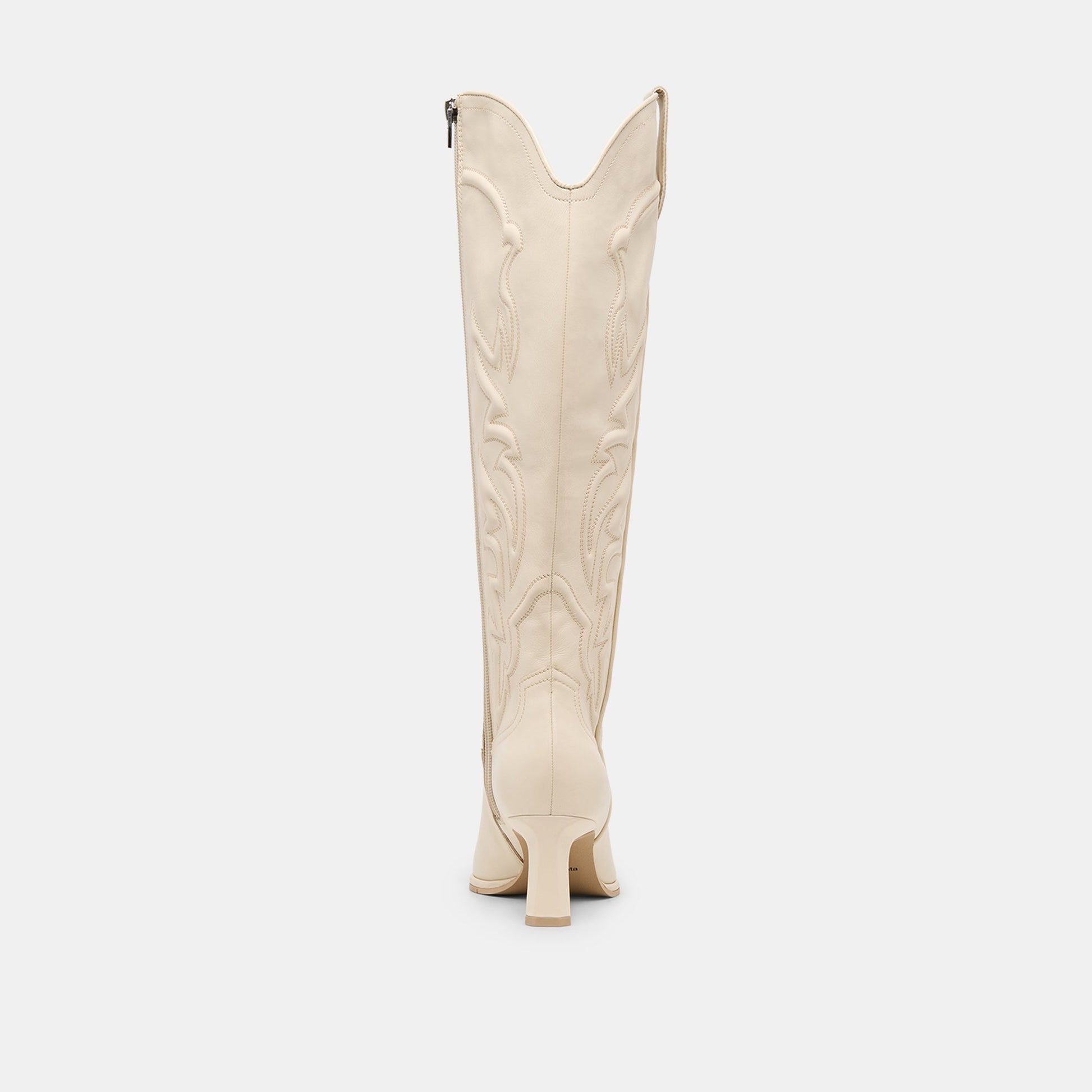ALISA BOOTS CREME LEATHER