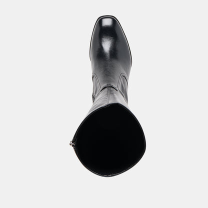 ALIVIA BOOTS BLACK LEATHER