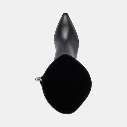 AUGGIE NARROW CALF BOOTS BLACK LEATHER