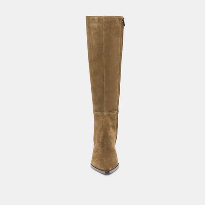 AUGGIE BOOTS OLIVE SUEDE
