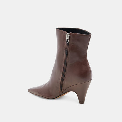 CALICO BOOTIES MAHOGANY LEATHER