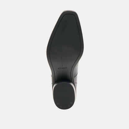 FAINT H2O BOOTIES BLACK LEATHER