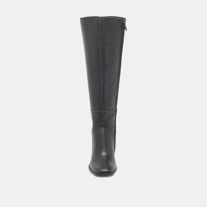 FYNN WIDE CALF BOOTS ONYX LEATHER