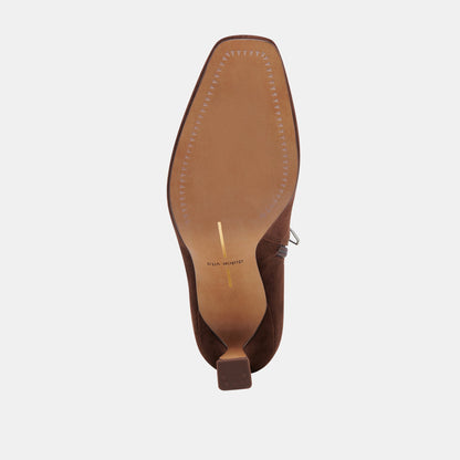 GLAMOR BOOTS DK BROWN STELLA SUEDE