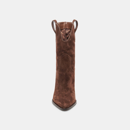 JESSEY BOOTS DK BROWN SUEDE