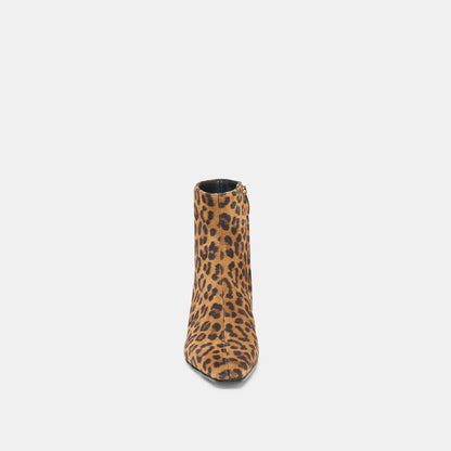 JOANIE BOOTIES LEOPARD PRINTED SUEDE