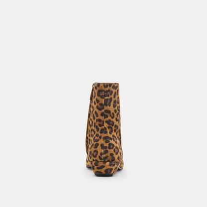 JOANIE BOOTIES LEOPARD PRINTED SUEDE