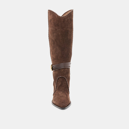 JODY BOOTS DK BROWN SUEDE