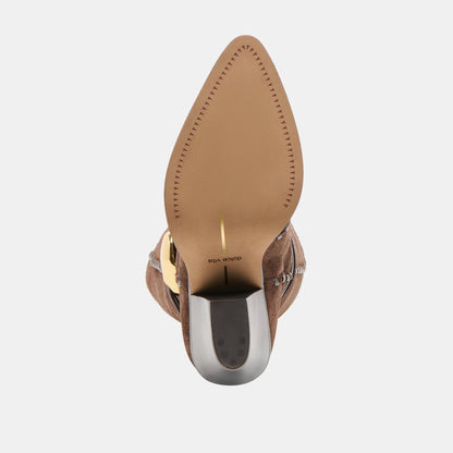JODY BOOTS DK BROWN SUEDE