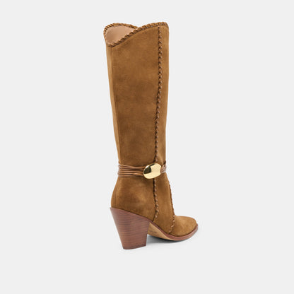 JODY BOOTS LT BROWN SUEDE