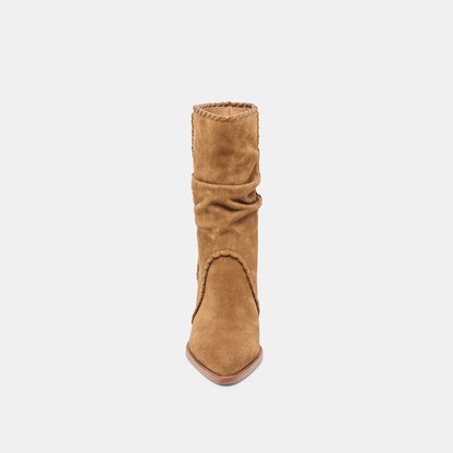 JULITH BOOTS LT BROWN SUEDE