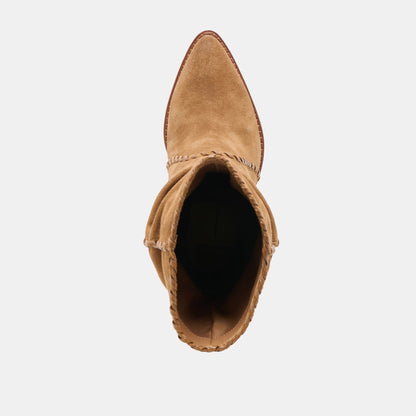 JULITH BOOTS LT BROWN SUEDE