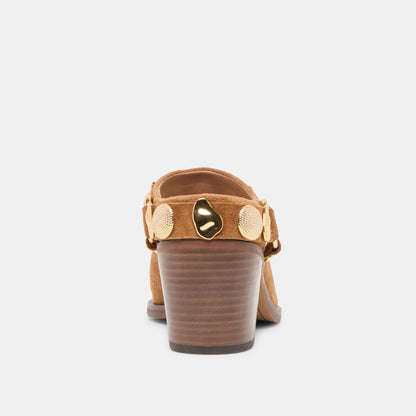 KANYON HEELS BROWN SUEDE