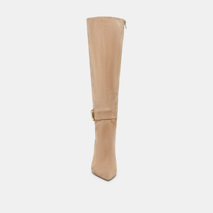 KINZY BOOTS CAMEL SUEDE