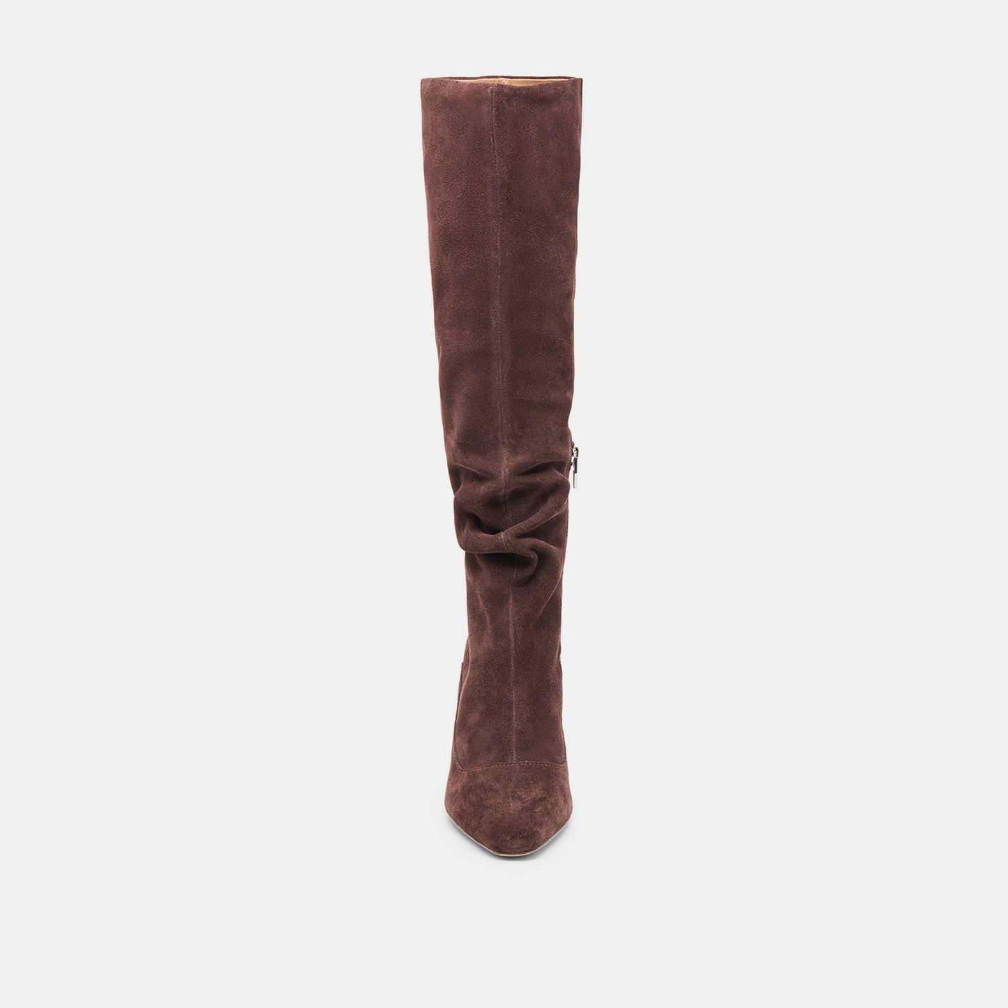 LOUSA WIDE CALF BOOTS MAHOGANY SUEDE