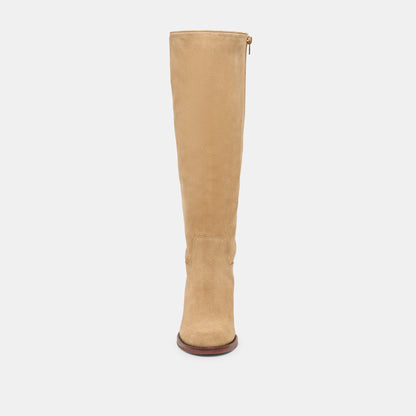 LUCYLE BOOTS DK TAUPE SUEDE
