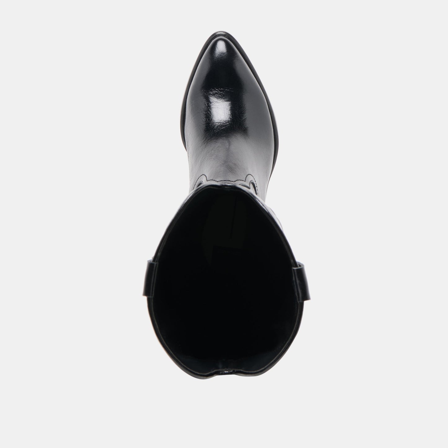 MIRLA EXTRA WIDE CALF BOOTS BLACK LEATHER