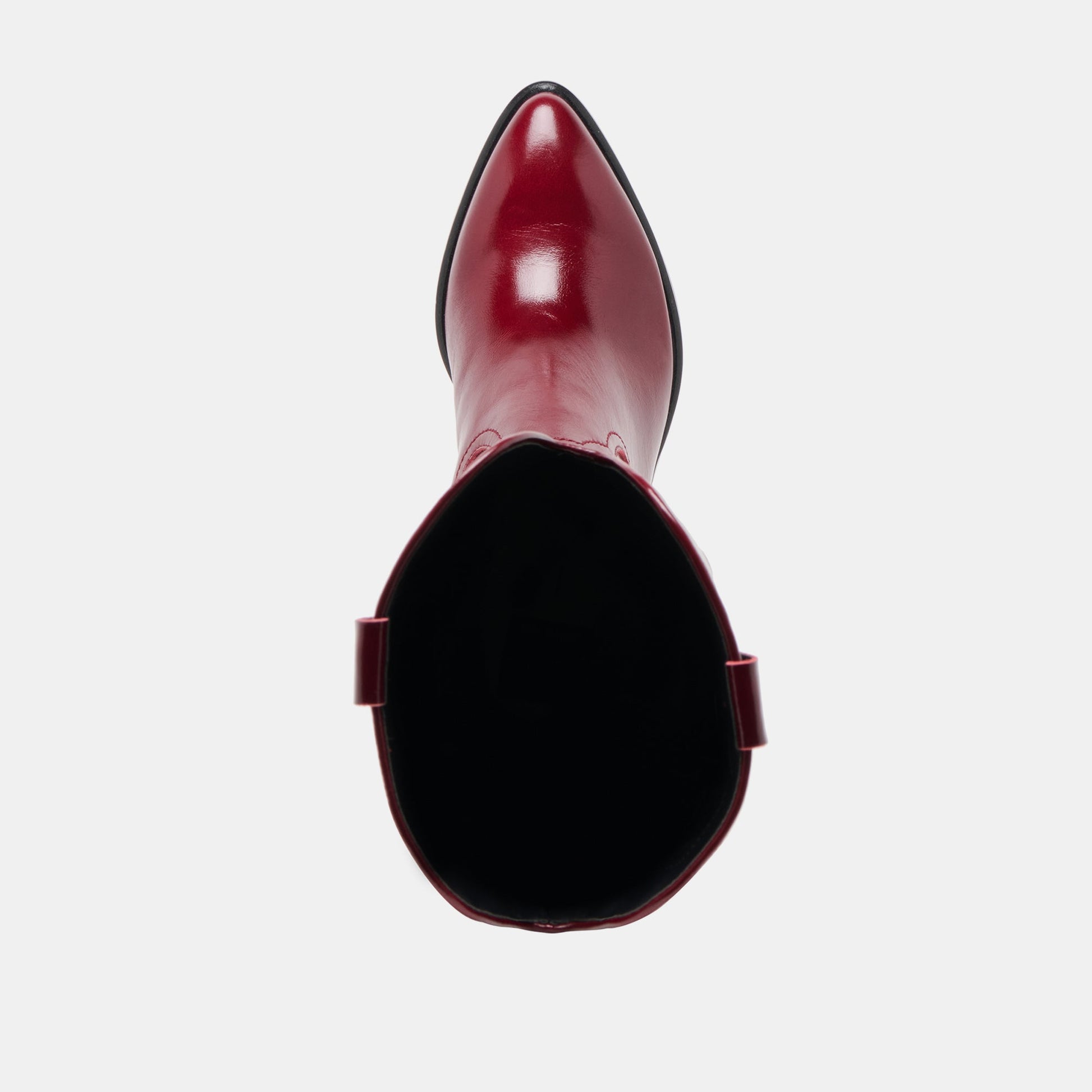 MIRLA WIDE CALF BOOTS OXBLOOD LEATHER