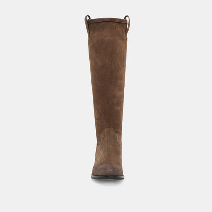 RAMZY BOOTS CHOCOLATE SUEDE