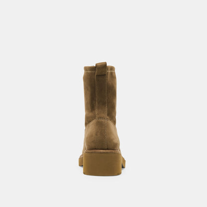 SHANTE BOOTS DK OLIVE STELLA SUEDE