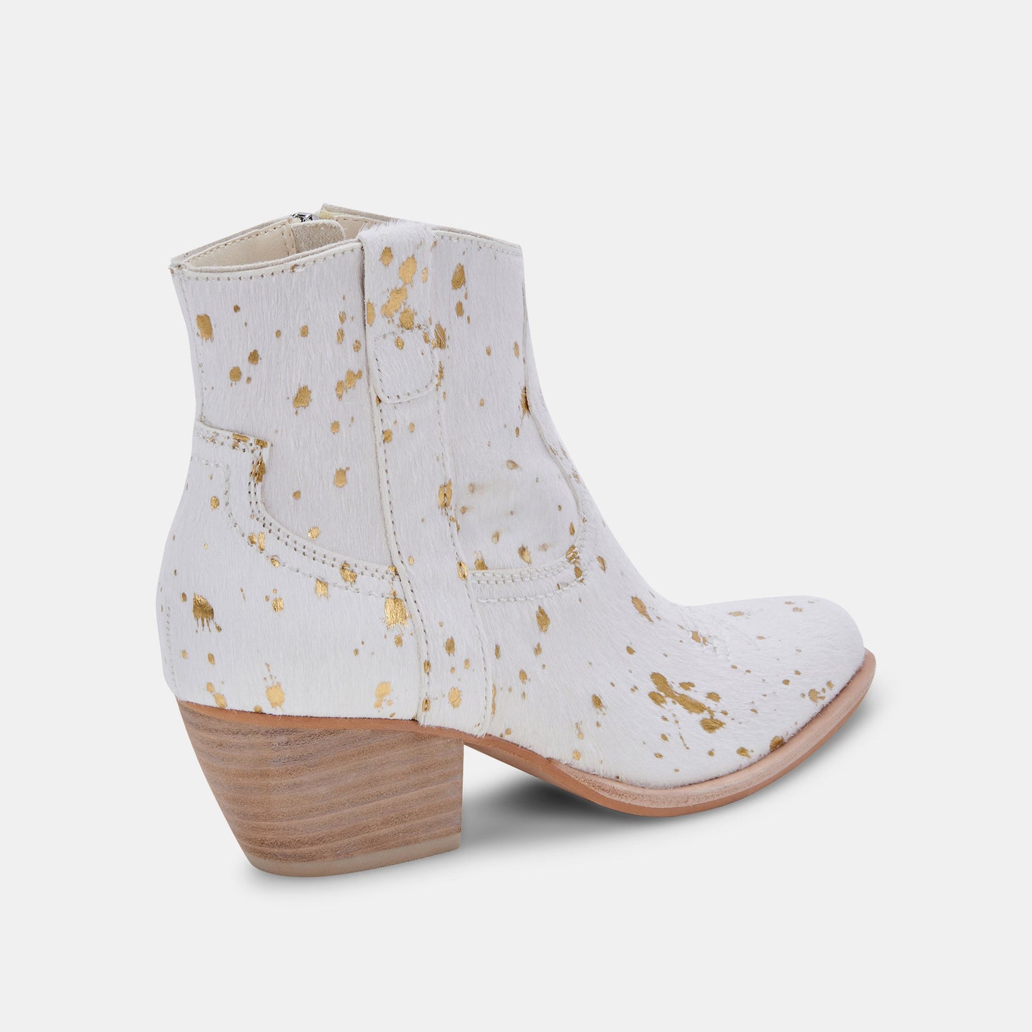 SILMA BOOTIES GOLD MULTI CALF HAIR
