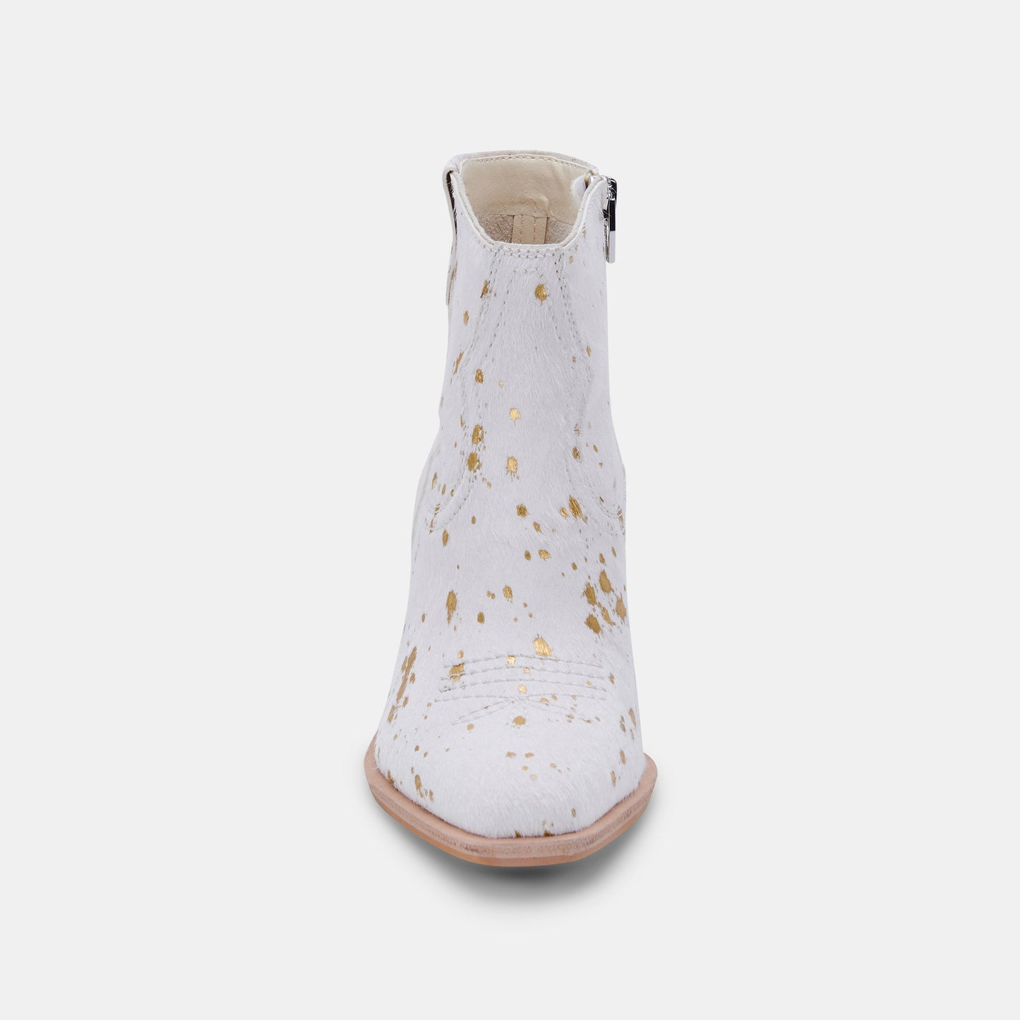 SILMA BOOTIES GOLD MULTI CALF HAIR