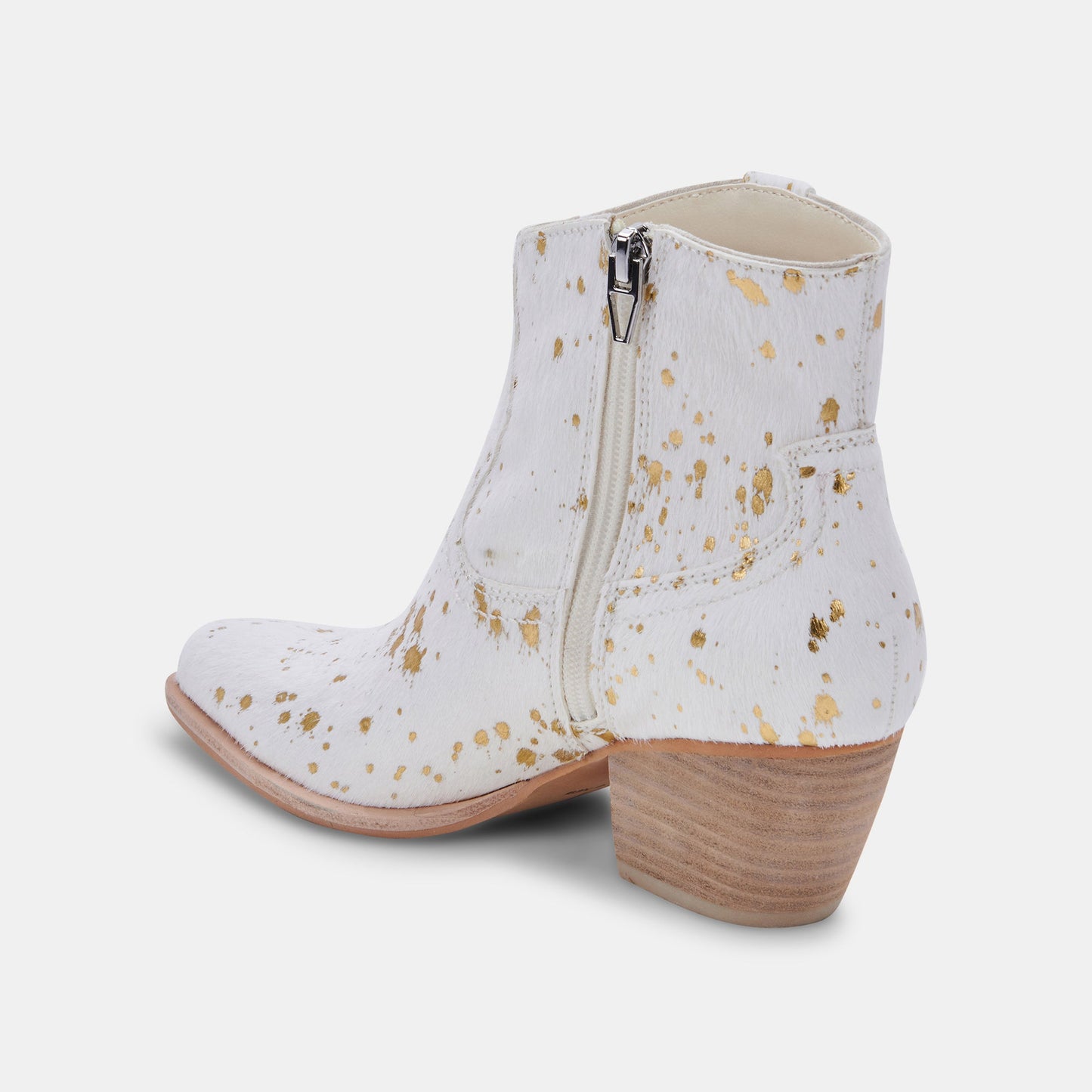 SILMA BOOTIES GOLD MULTI CALF HAIR