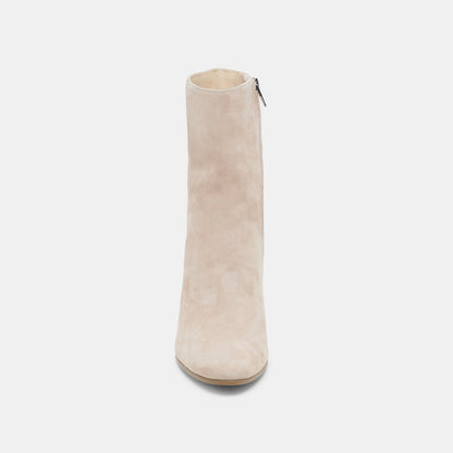 SUZY WIDE BOOTIES TAUPE SUEDE