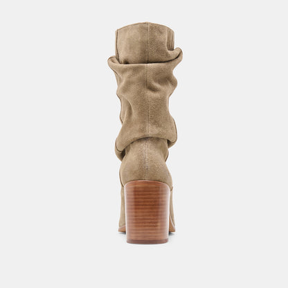 TALINA BOOTS OLIVE SUEDE