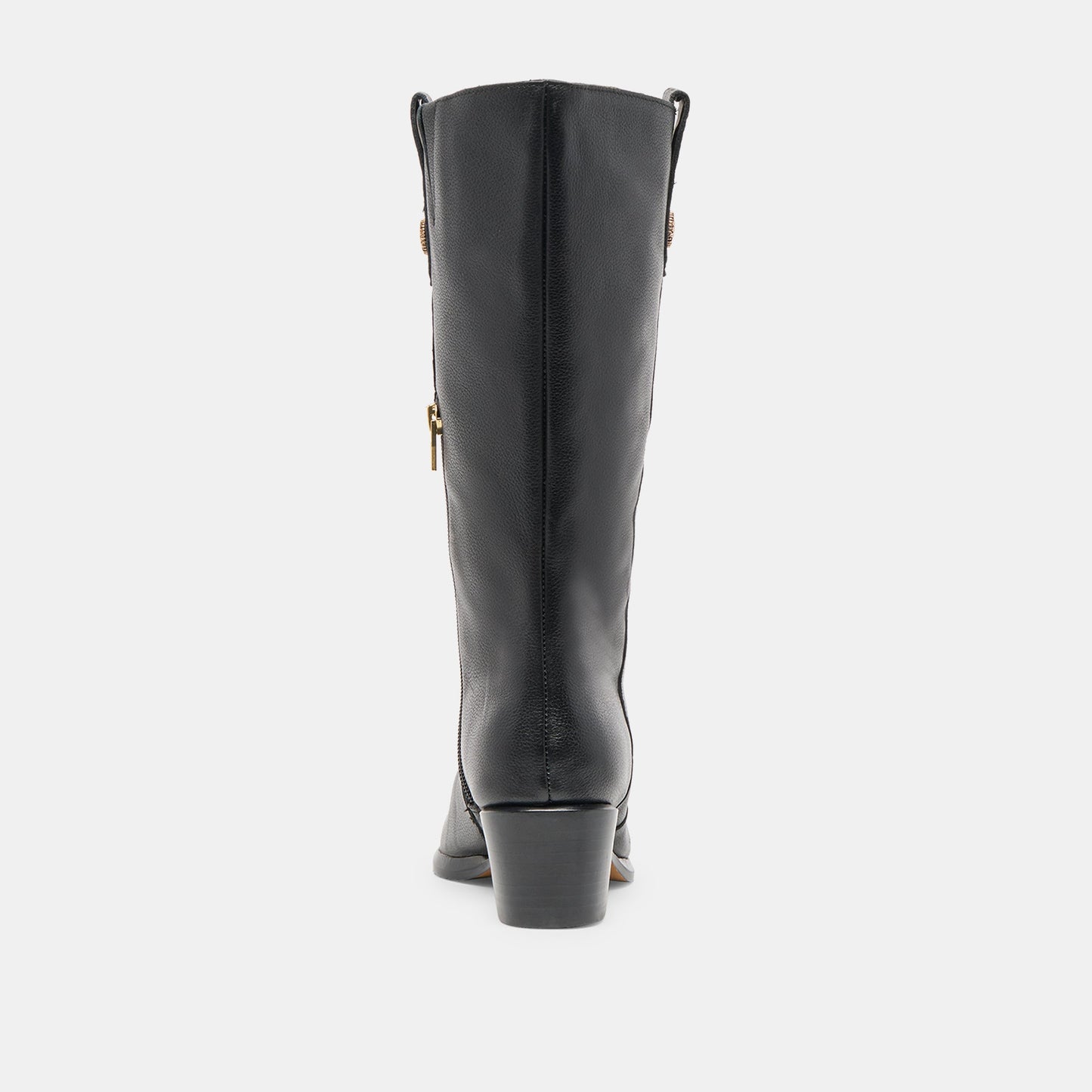 VERN WIDE CALF BOOTS BLACK LEATHER