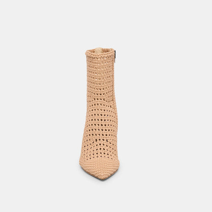 EMBRY BOOTIES LT TAN WOVEN STELLA