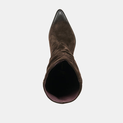 MARLA BOOTS DK BROWN SUEDE