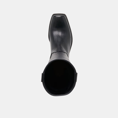 ROMIE BOOTS BLACK LEATHER