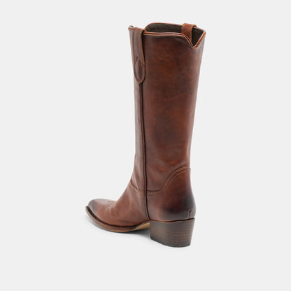 VIGLA BOOTS CHESTNUT LEATHER