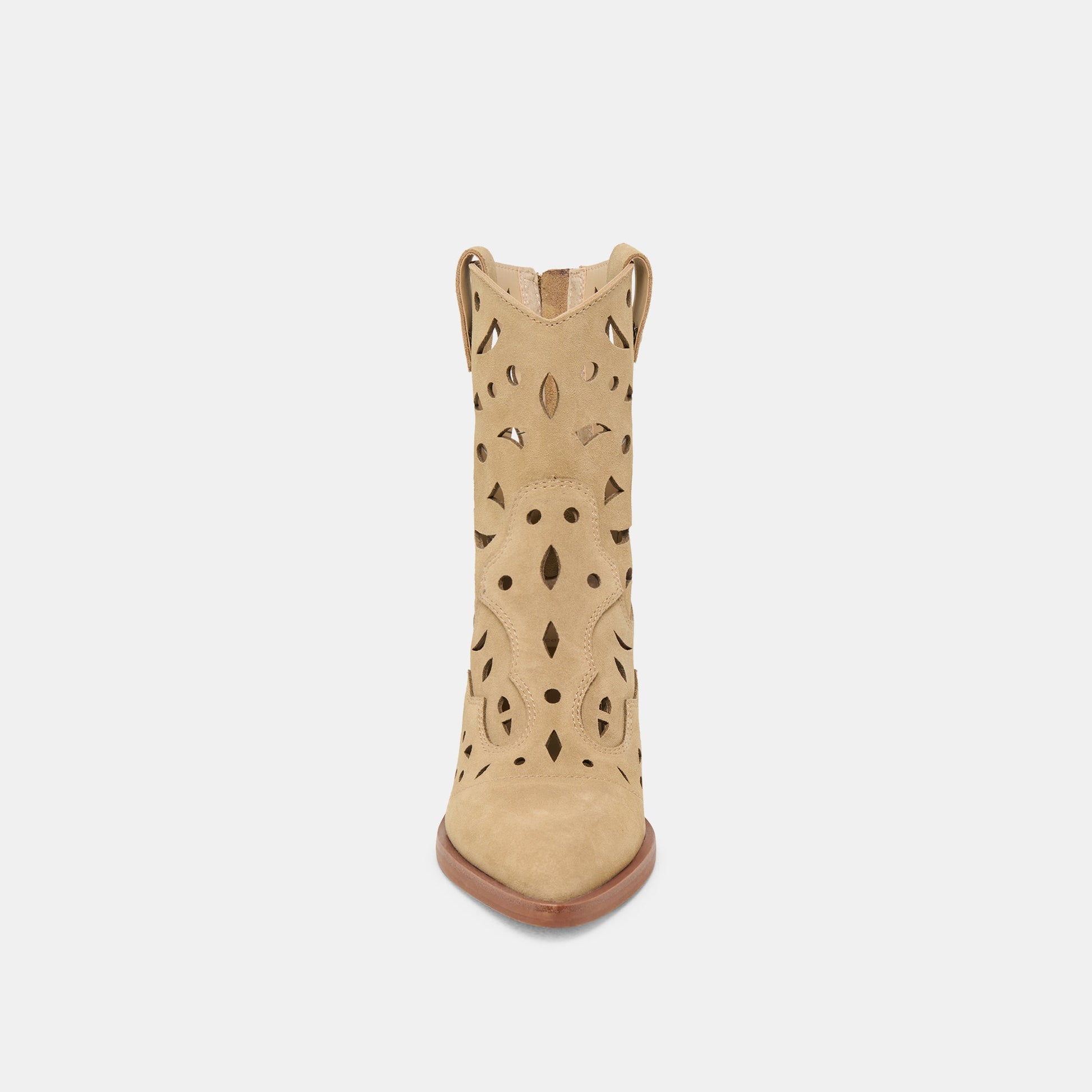 ZENOBI BOOTIES DK TAUPE SUEDE
