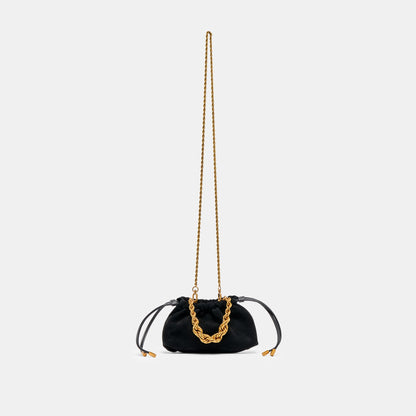 CLEO CROSSBODY BLACK SUEDE