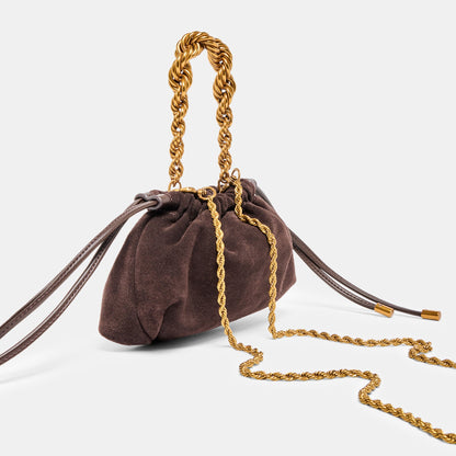 CLEO CROSSBODY ESPRESSO SUEDE