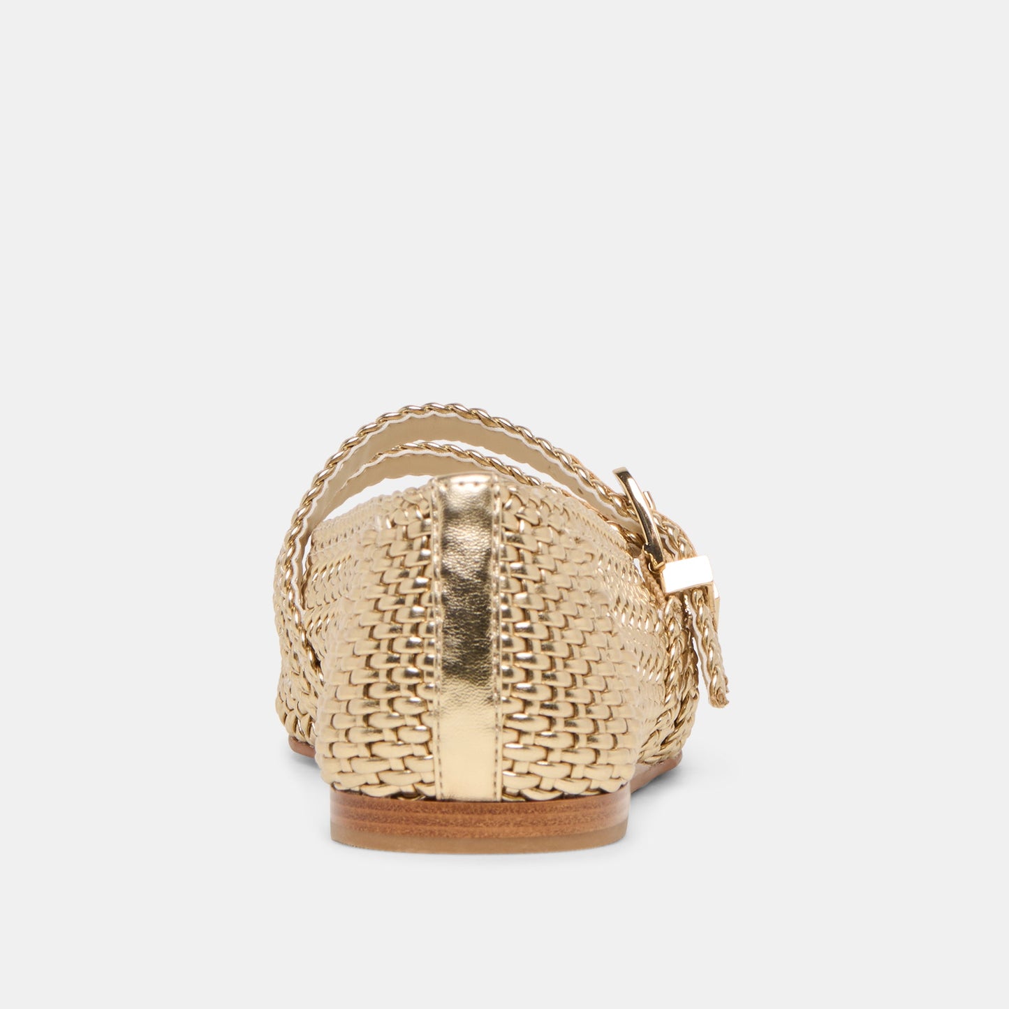 BAYLEE WOVEN BALLET FLATS GOLD WOVEN STELLA