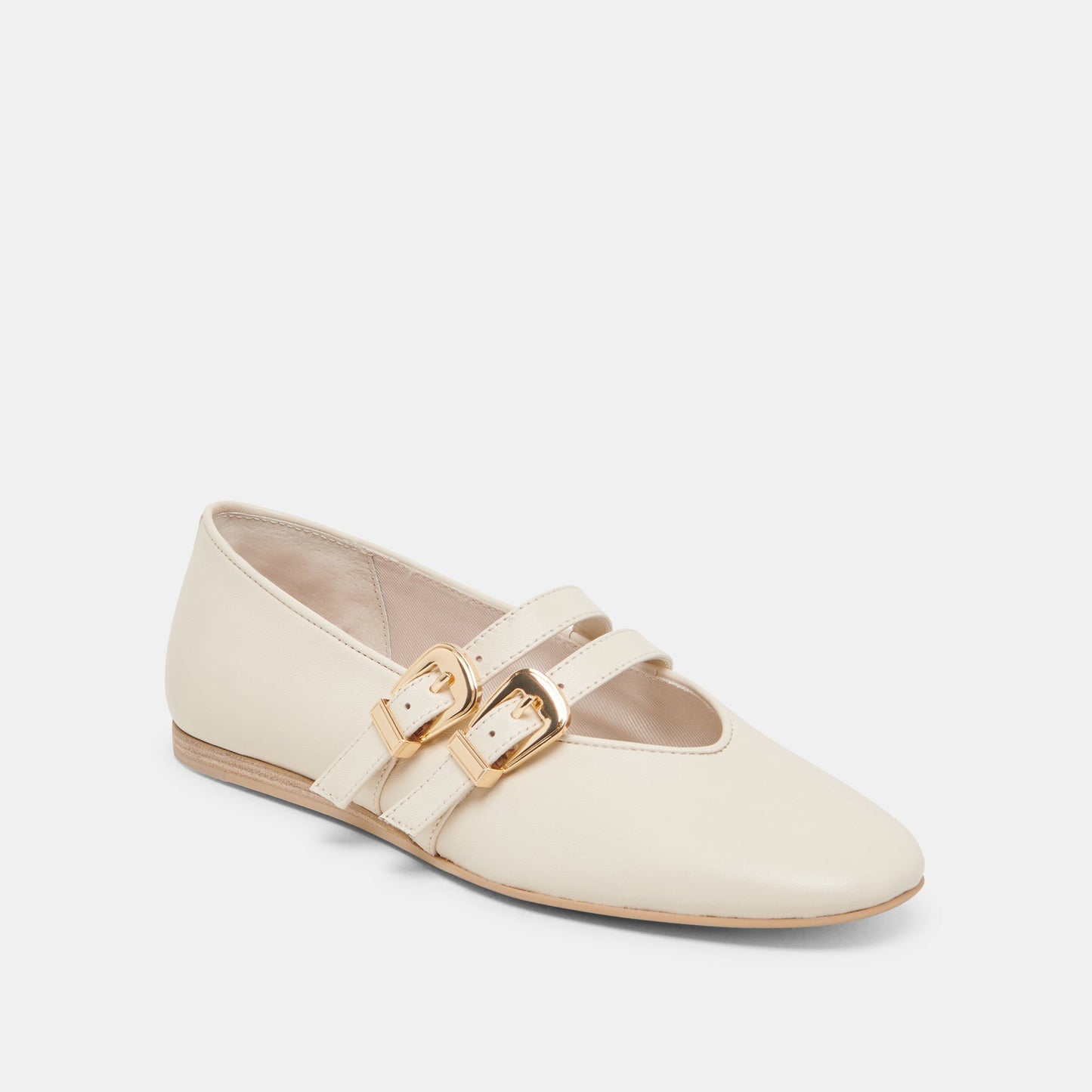 BAYLEE BALLET FLATS IVORY LEATHER