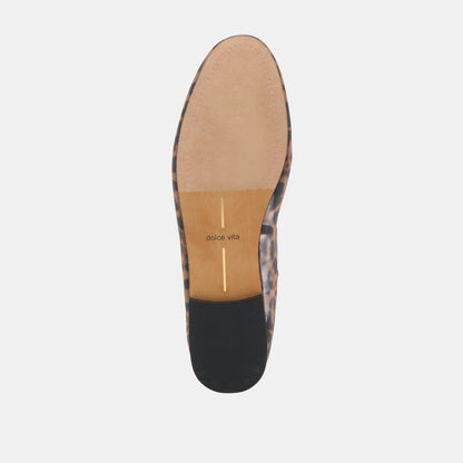 CADEL BALLET FLATS DK LEOPARD MESH