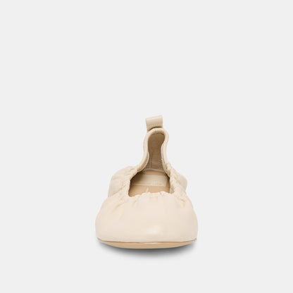 CONRAD BALLET FLATS BONE LEATHER